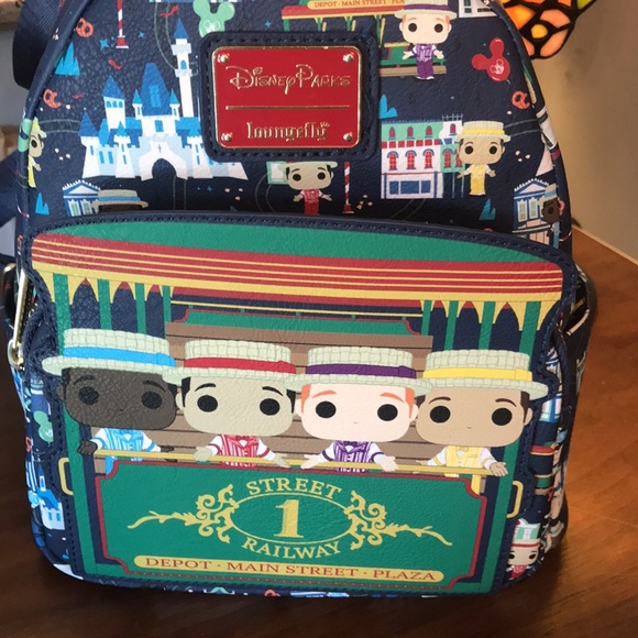 Loungefly Main Street Disney Parks Backpack. New with tags. main image 16